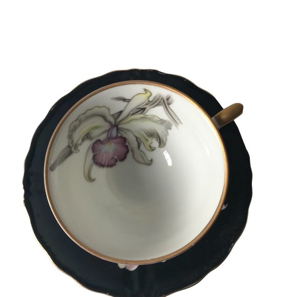 Vintage Grace China Charleston orchid vine China cup and saucer Japan - Picture 3 of 10